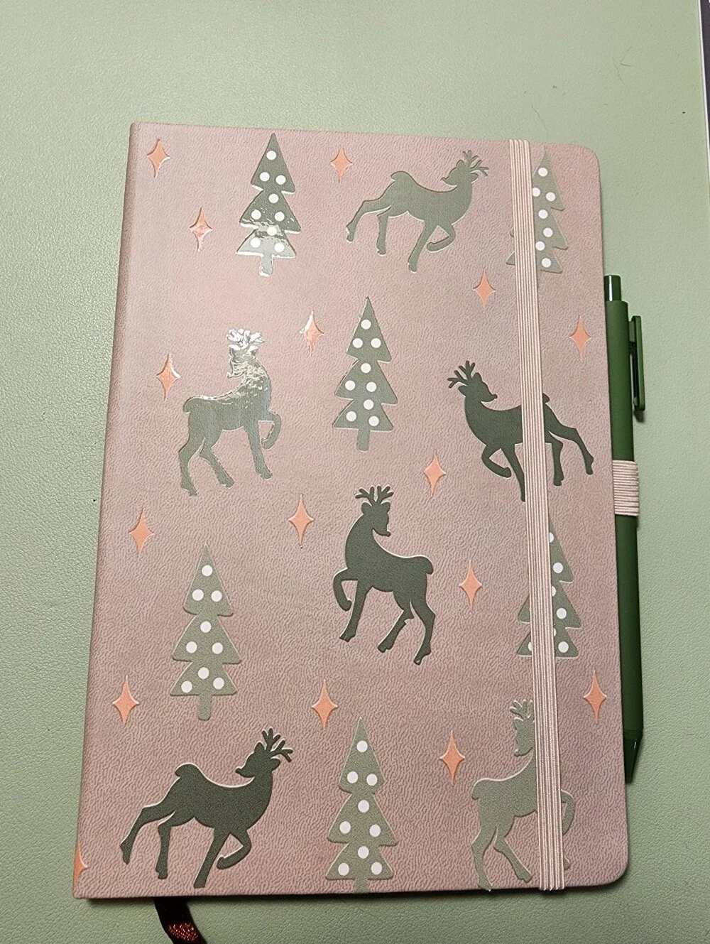 Reindeer Journal with Matching Pen